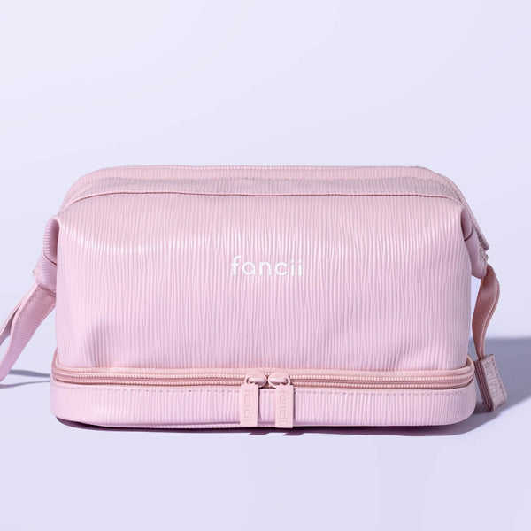 Macy 2-in-1 Makeup Bag by Fancii & Co. in Pink