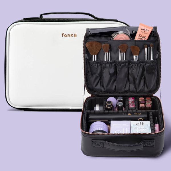 Large Capacity Make Up Bags Vanity Case Cosmetic Nail Tech Storage Beauty Box  UK