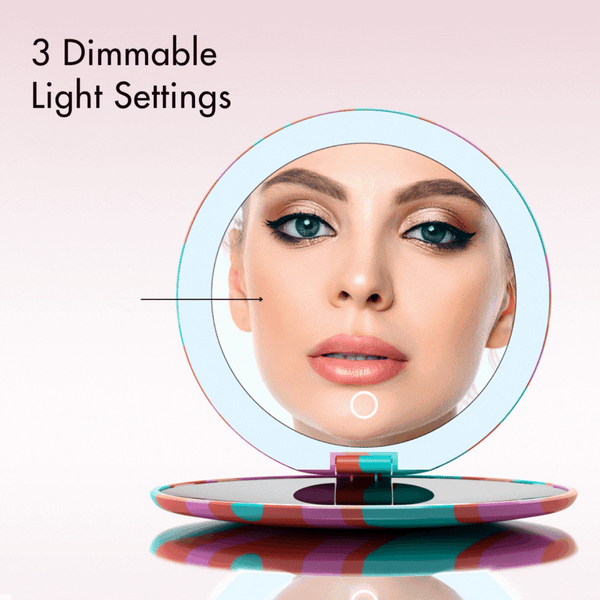 TAYLOR Compact Mirror with LED Lights Fancii & Co.