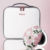 Traveling Twosome Bundle By Fancii & Co. Madison Makeup Bag and Taylor Lighted Compact in Weekender Blush Blooms hero