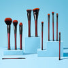 ARIA the best makeup brush 12-piece set in Merlot