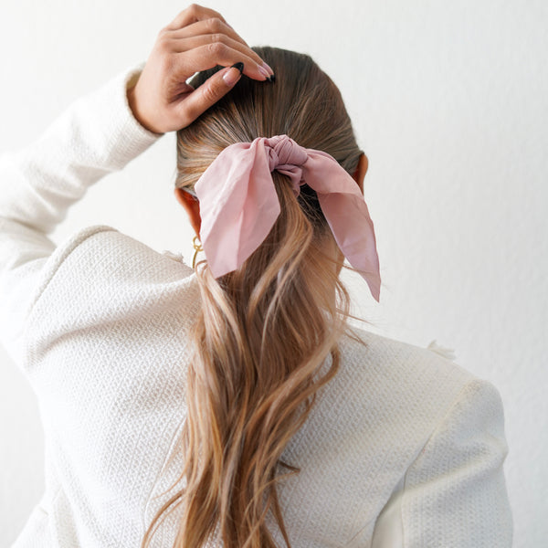 Fancii Elle satin headband hair scrunchies All