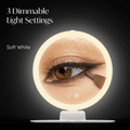 Abigail 10x has 3 dimmable light settings