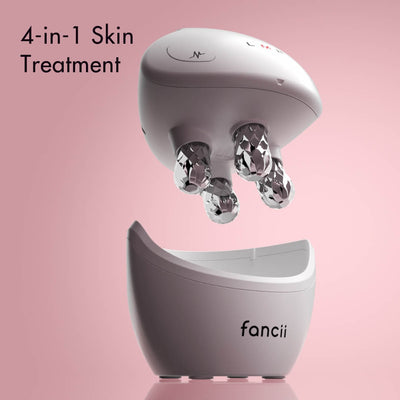 Amelia 4-in-1 Face + Body Massager Tool with EMS and RF by Fancii & Co. All 