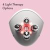 Amelia 4-in-1 Multifunctional Face and Neck Massager for Anti-Aging, Wrinkle Reduction and Skin Tightening by Fancii & Co. 4 Light Therapy Options for soothing, clearing, toning and nourishing the skin.
