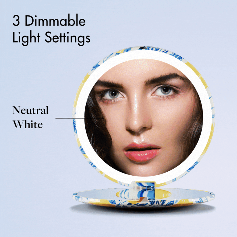 Mini Taylor LED Compact Mirror | Mediterranean Coast