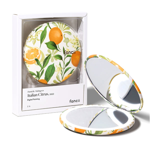 Italian Citrus Mini Taylor Lighted Compact by Fancii & Co. 