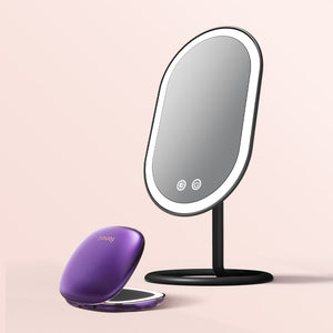 Tru-Glow Duo Vera Vanity with Lights + Mila Lighted Compact_variant Black Berry Crush
