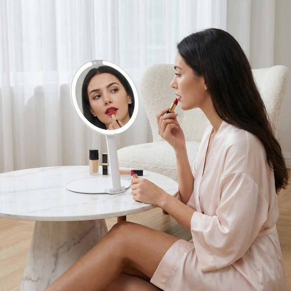 Fancii Abigail travel makeup mirror in White 10x Magnifying Mirror

MARBLE ROSÈ White / 10x Magnifying Mirror
ROSE GOLD White / 10x Magnifying Mirror
LAVENDER LAGOON White / 10x Magnifying Mirror
SEA SERENITY White / 10x Magnifying Mirror
CHARCOAL CHIC White / 10x Magnifying Mirror