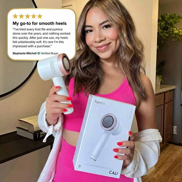 Fancii Cali electric callus remover with vacuum for cracked foot All