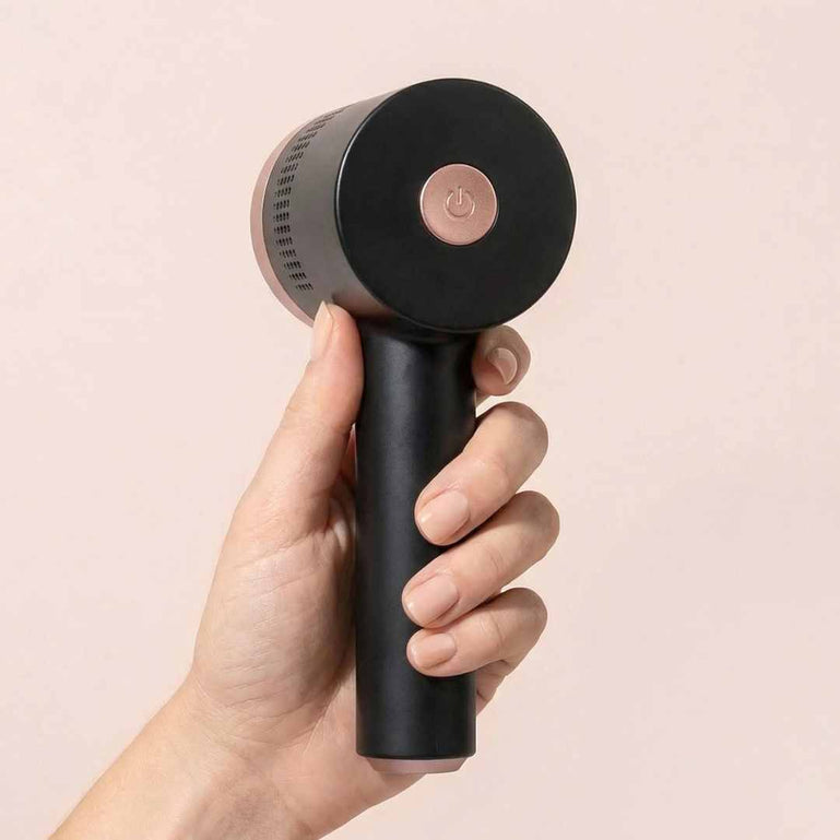 Fancii Cali electric callus remover with vacuum for dry cracked feet Black None Black With Replacement Heads