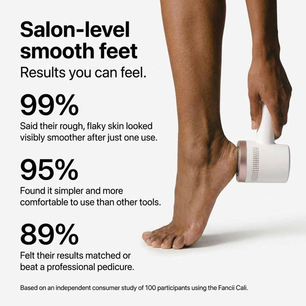 Fancii Cali electric callus remover with vacuum for cracked foot All