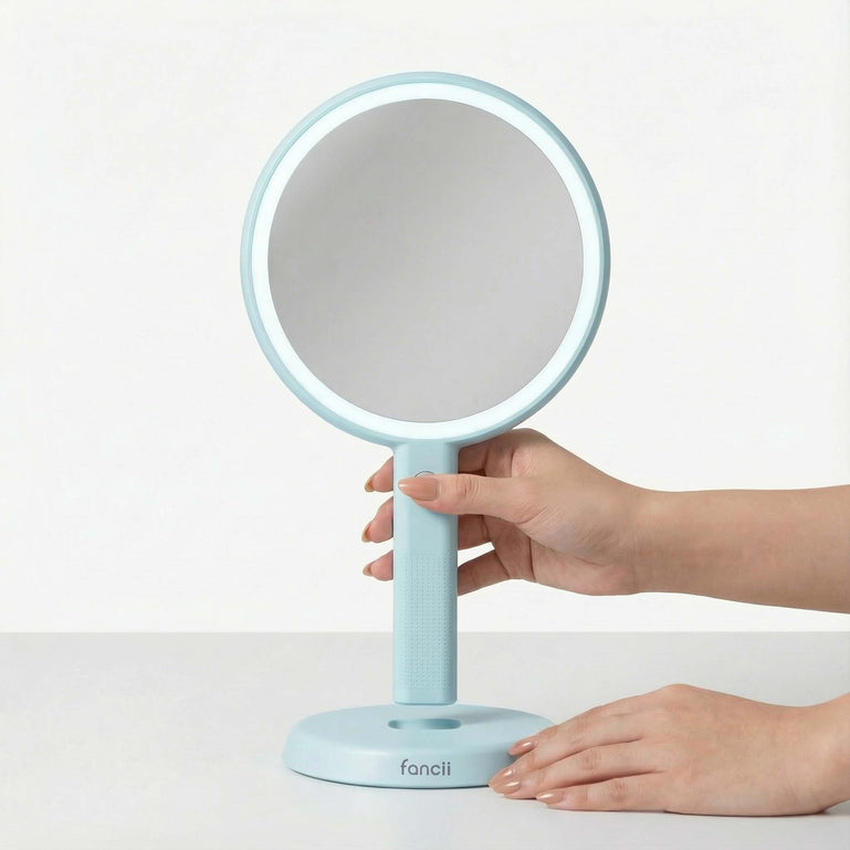 Fancii Cami handheld mirror with lights All