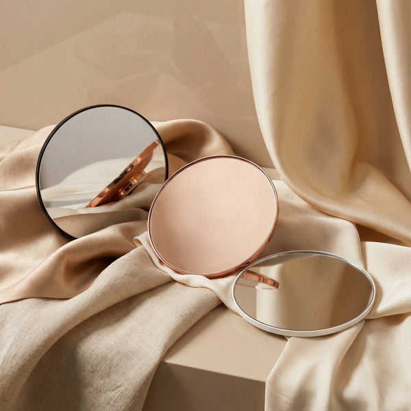Lara 10x Rose Gold magnetic magnifying mirror All