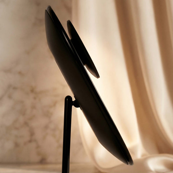 Lara 10x Black magnetic magnifying mirror
