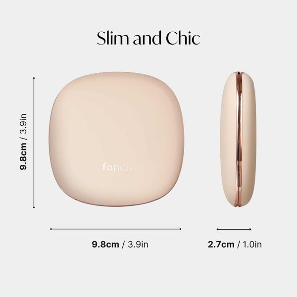 Fancii Mila 2 Compact Mirrors with lights Champagne Cream