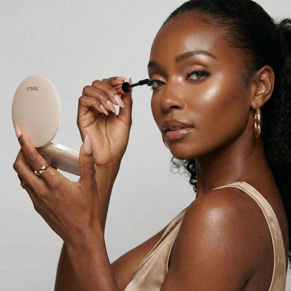 Fancii Mini Taylor Led Compact Mirror 10x Magnification Desert Sands