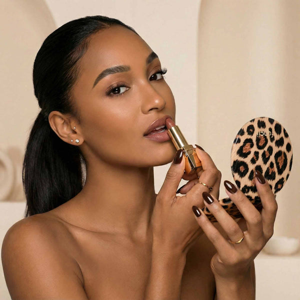 Mini Taylor LED Compact Mirror | Cheetah Chic
