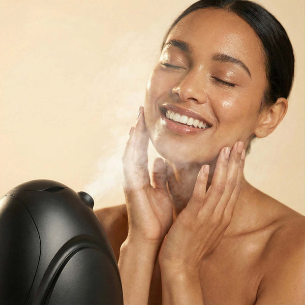 Rivo Facial Steamer by Fancii and Co. Essential Oil Basket in Black