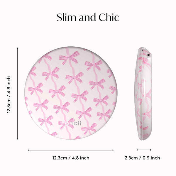 ROSETTE RIBBON taylor lighted compact with led lights