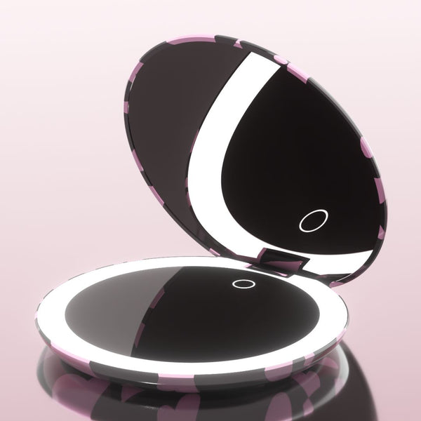 Fancii Taylor compact mirror with 3 dimmable LED lights LOVE TRAIN