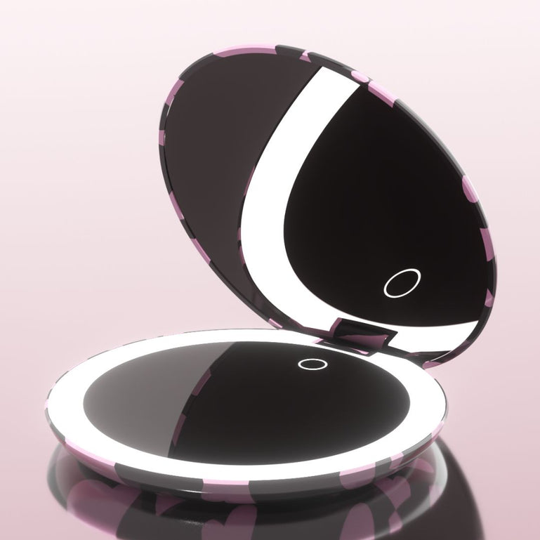 Fancii Taylor compact mirror with 3 dimmable LED lights LOVE TRAIN
