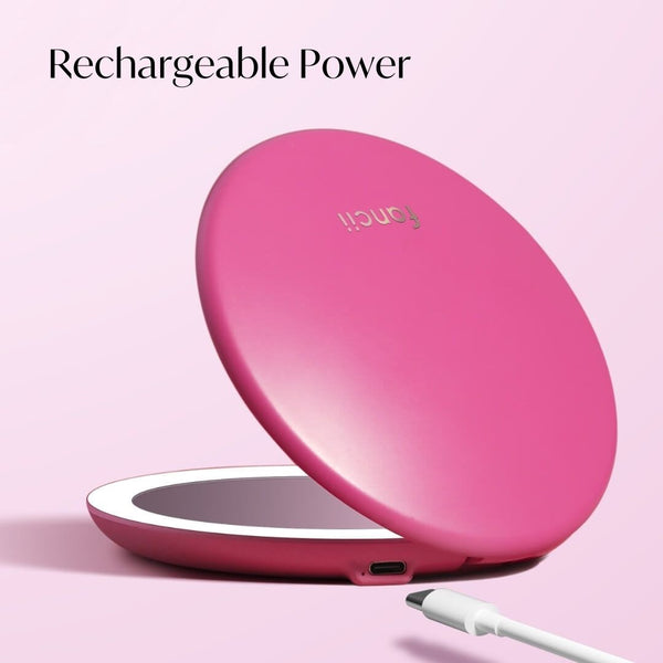 Fancii Taylor Compact Makeup Mirror with bright lights MAGNOLIA BURST