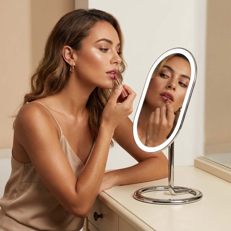 Fancii Vera LED Lighted Vanity and Compact Makeup Mirror All