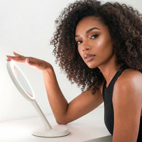 Fancii cami makeup mirror with led light made for travel All