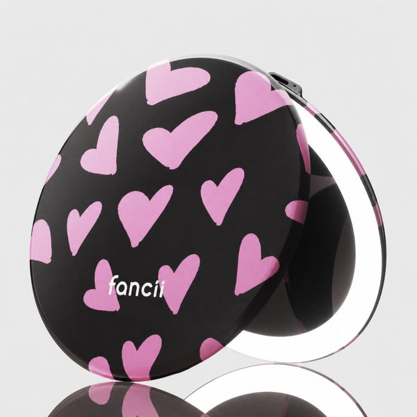 Fancii Taylor compact mirror with 3 dimmable LED lights LOVE TRAIN