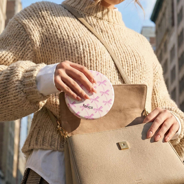 ROSETTE RIBBON taylor lighted compact with led lights