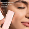 Leah Lighted Dermaplaner Facial Hair Removal + Exfoliating Tool from Fancii & Co. Instantly Reveals Smooth, Fuzz-Free Skin in Pink 