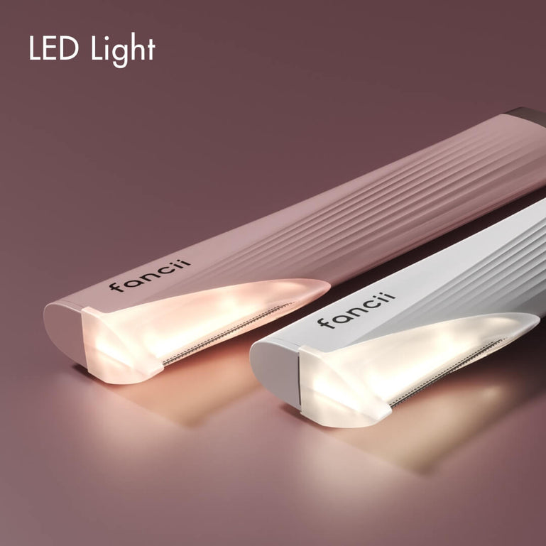 Leah Lighted Dermaplaner Facial Hair Removal + Exfoliating Tool from Fancii & Co.  has an LED light so you can see clearly. All 