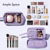 Macy 2-in-1 Makeup Bag by Fancii & Co. in Purple- Ample Space