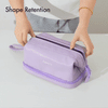 Macy 2-in-1 Makeup Bag by Fancii & Co. in Purple - Shape Retention