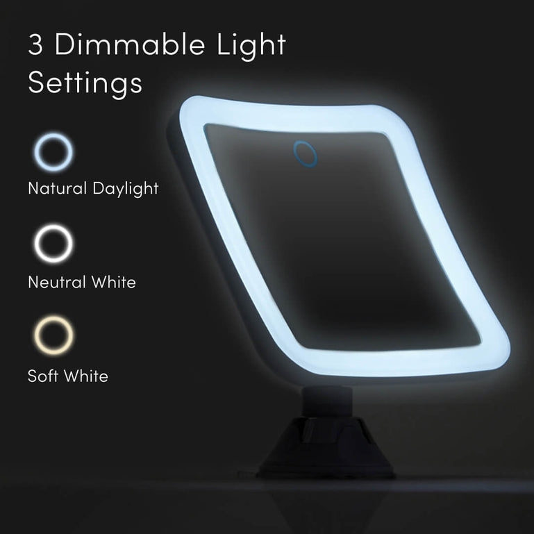 Mira 2 3 Dimmable Light Settings in White by Fancii