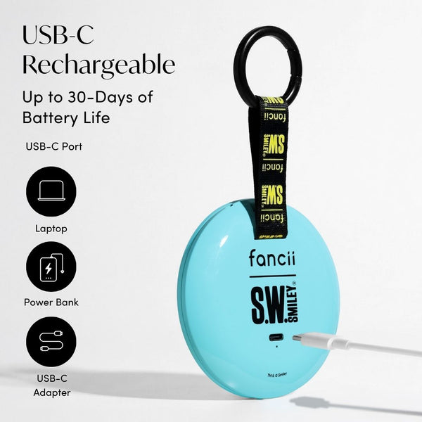 Fancii x S.W. Smiley Bag Charm Mirror