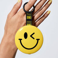 Fancii x S.W. Smiley Bag Charm Mirror