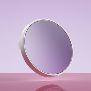 Tara suction mirror by Fancii & Co. in White