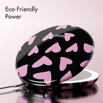 Taylor Compact Eco-Friendly Power in Love Train Pink Love Train Black 