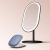 Fancii Vera LED Lighted Vanity and Compact Makeup Mirror Black Harbor Blue