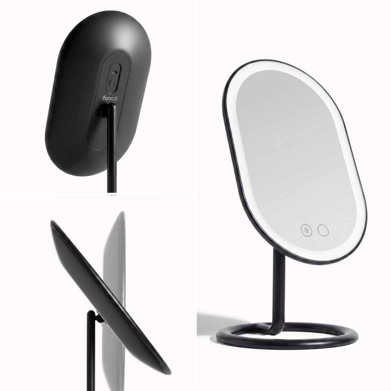 Abigail Lighted Travel Vanity by Fancii is made to travel, folds ultra thin for easy packing.