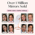Taylor Lighted Compact and Abigail with Tara Travel Mirror by Fancii & Co. Over 1 Million Mirrors Sold. See the Difference