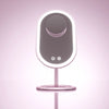 Fancii Vera LED Lighted Vanity Makeup Mirror & Lara 10X Magnifying Mirror in Pink Pink