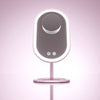 Fancii Vera LED Lighted Vanity Makeup Mirror & Lara 10X Magnifying Mirror in Pink White