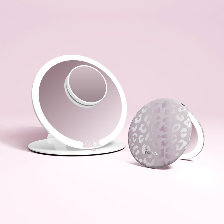 Abigail White / 10x Magnifying Mirror COSMIC LEOPARD