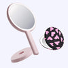Cami mirror hand held and Taylor compact mirror by Fancii and Co_ Love Train Strawberry Cream