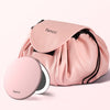 Taylor Lighed Compact and Demi Drawstring Bag by Fancii & Co. in Sugar Plum Pink