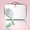 First Class Glow_Cami lighted handheld and Madison Globetrotter makeup case by Fancii and Co_in Pistachio