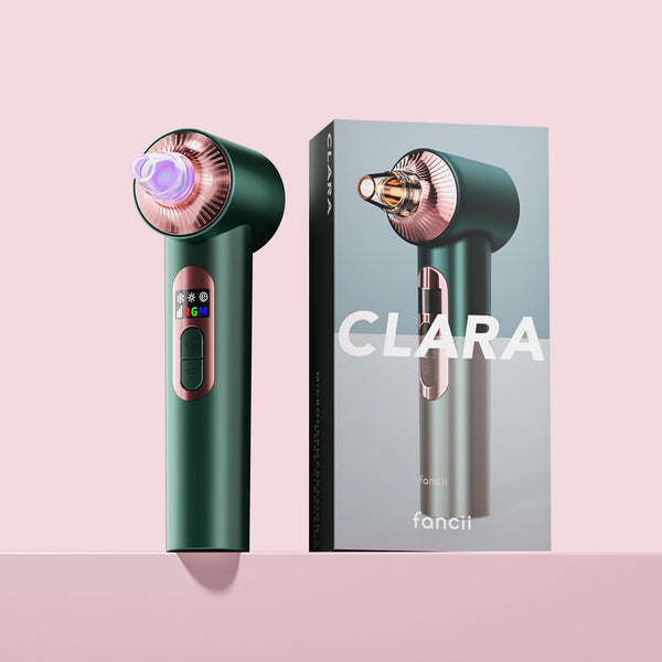 Clara in-home microdermabrasion machine by Fancii and Co in Emerald Green